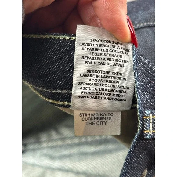 Habitual Jeans Women's Size 29 Dark Wash Bootcut Denim Pants The City - Picture 4 of 9